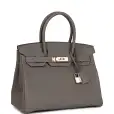 hermès birkin 30 gris meyer togo rose gold hardware hermès birkin 30 gris meyer togo rose gold hardware