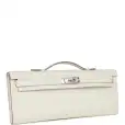 hermès kelly cut mushroom swift palladium hardware hermès kelly cut mushroom swift palladium hardware