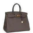 hermès birkin 35 gris etain togo gold hardware hermès birkin 35 gris etain togo gold hardware