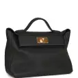 hermès 24/24 bag 29 black togo and swift gold hardware hermès 24/24 bag 29 black togo and swift gold hardware