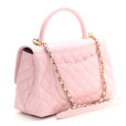 caviar quilted small coco handle flap light pink caviar quilted small coco handle flap light pink