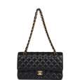 chanel medium classic double flap bag black caviar gold hardware chanel medium classic double flap bag black caviar gold hardware