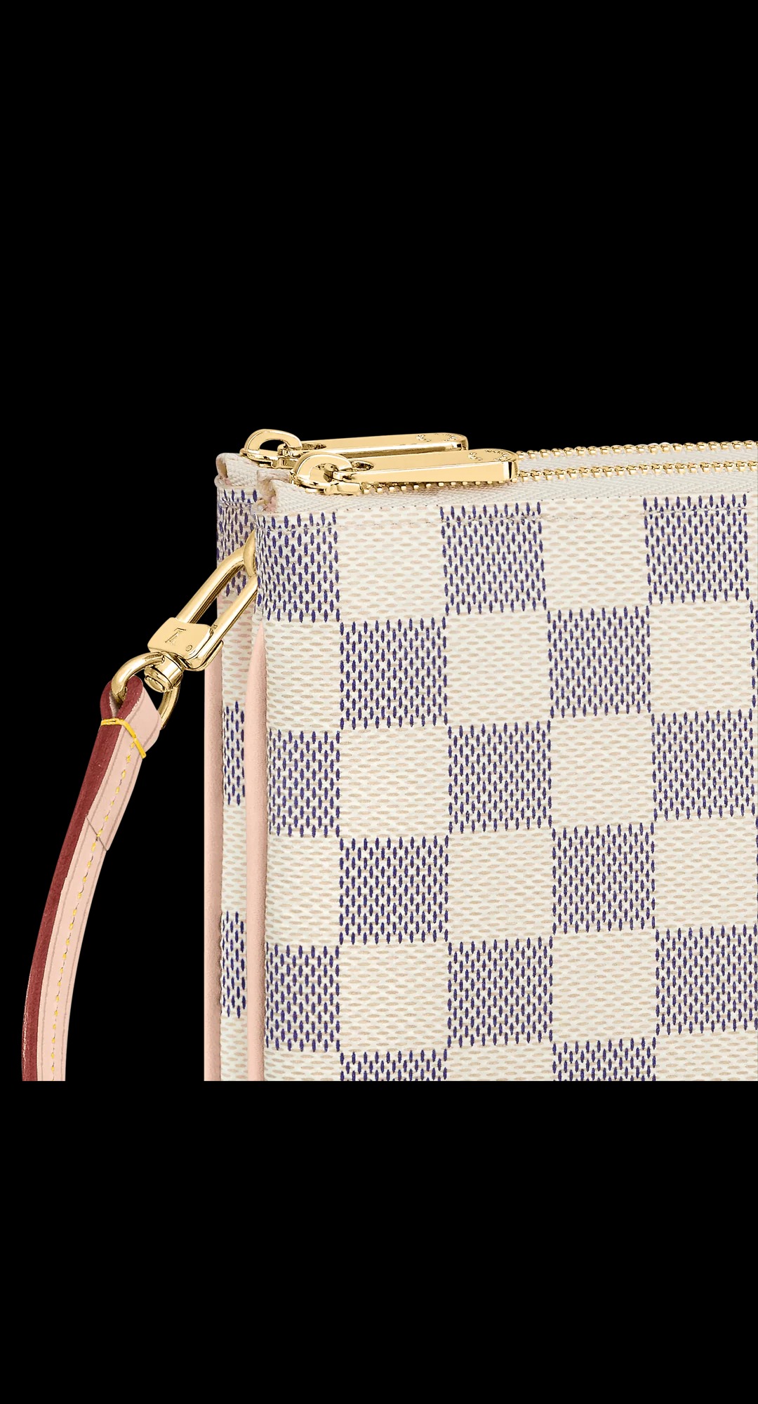 double zip pochette handbag double zip pochette handbag
