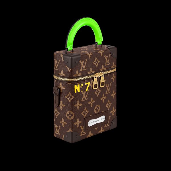 vertical box trunk handbag